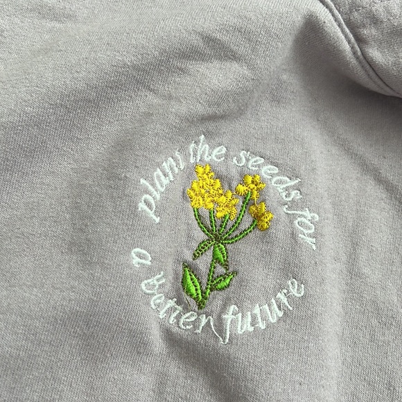 Desert Dreamer Plant The Seeds Recycled Hoodie Sweatshirt - Picture 3 of 3